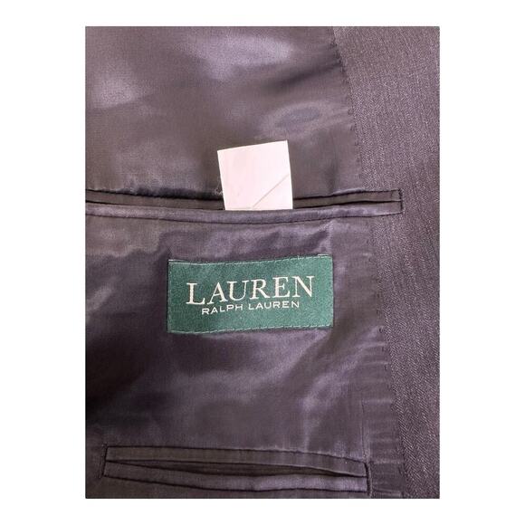 Lauren Ralph Blazer Men Size 46R Blue Classic Fit 100% Wool Coat READ - Picture 16 of 16
